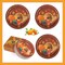 50 Sets Thanksgiving Paper Plates(Brown)8.03 x 7.44 x 3.5 inches